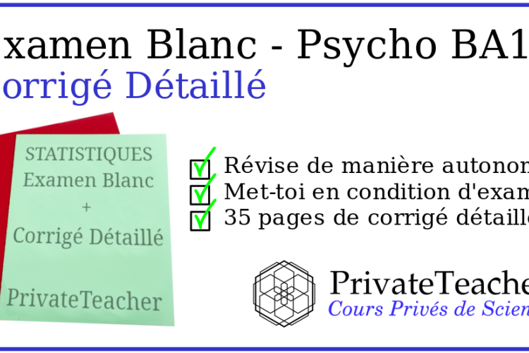 Statistiques Examen Blanc Corrige Detaille PrivateTeacher